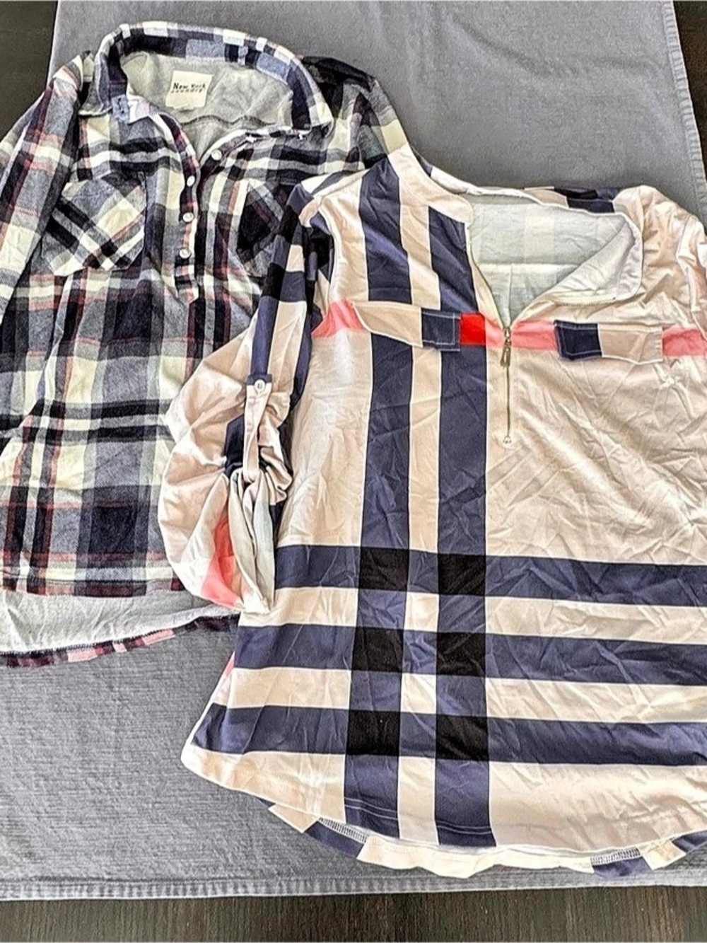 Women's Plaid Long Sleeve Shirts